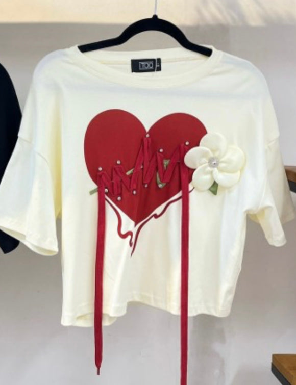 AmeriVINTAGE  EMILIA  PAINT Tシャツ Ameri VINTAGE - AmeriVINTAGE EMILIA PAINT Tシャツの通販 by Ayo's