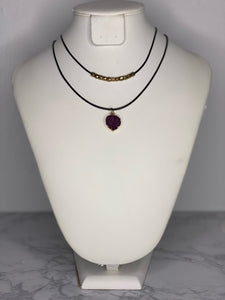 Amethyst Necklace Set